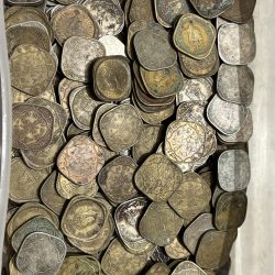 1/2 anna king george VI lot 50 pcs Mix years Lot