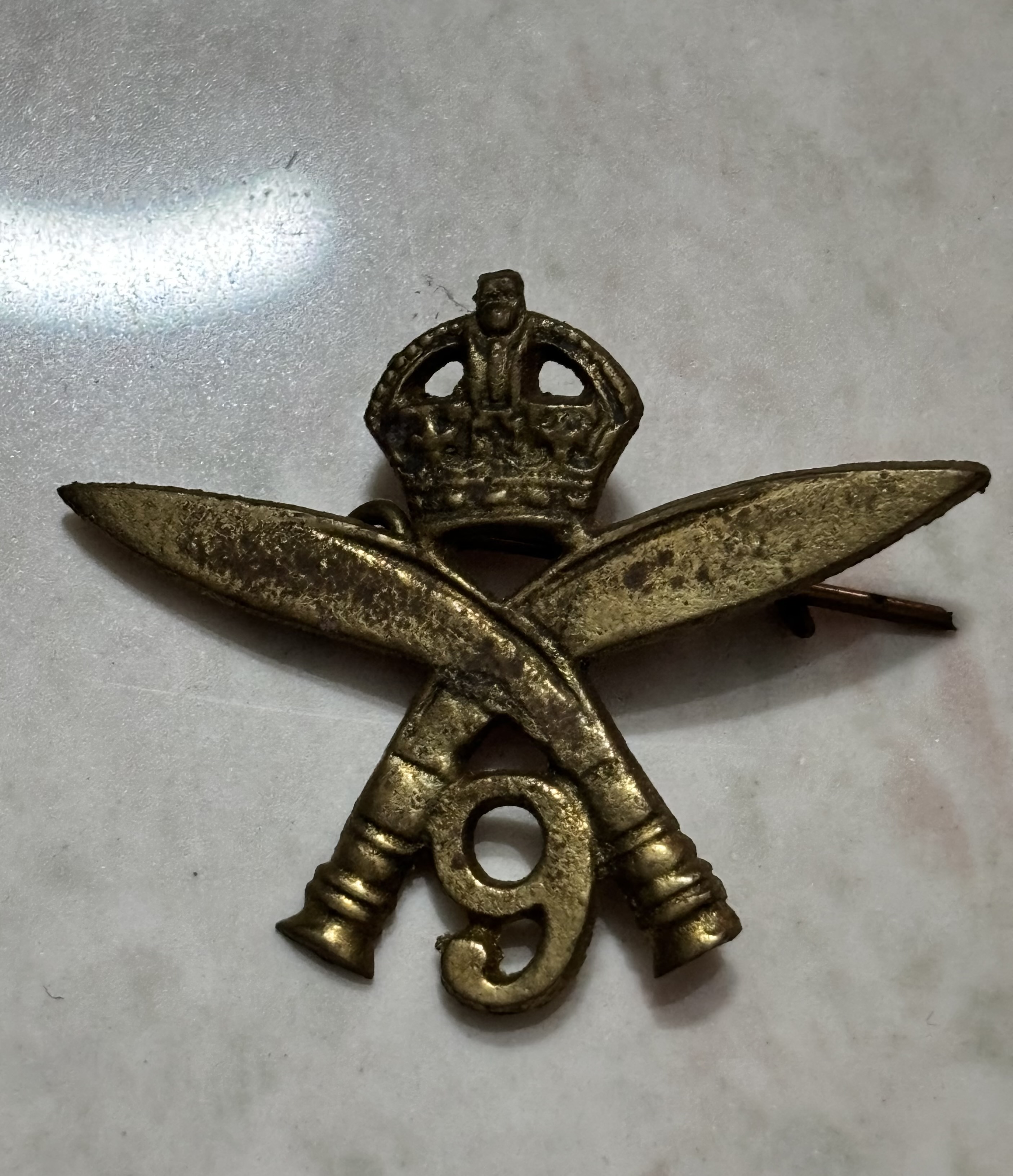 9th Regiment Bengal Gurkha Rifles Badge