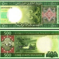 Mauritania 500 Ouguiya Banknote 2013 P18 UNC Unique and Rare