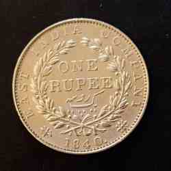 East india company Victoria queen 1840 Denominaton 1₹ same and similar piece available
