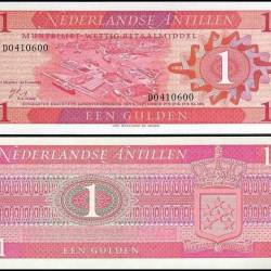 Netherlands Antilles Curacao & Sint Maarten 1 Gulden World Banknote 1970 P20 UNC Unique and Rare