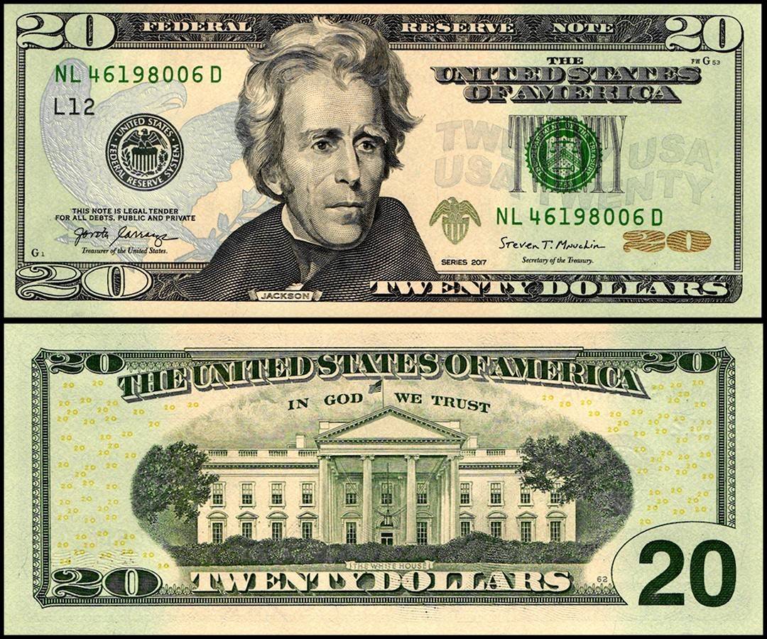 United States of America USA 20 Dollars World Banknote 2017 P546 UNC Unique and Rare