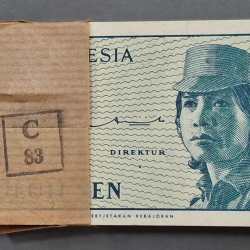 Indonesia 10 Sen Rare ( 100 Note) NON Serial Packet GEM UNC