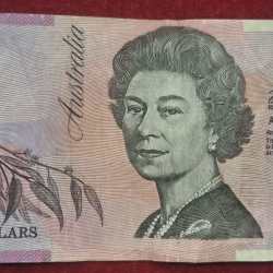 Australia 5 Dollars Rare Polymer Note # B-2