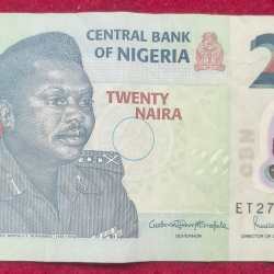 Nigeria 20 Naira Rare Note # B-2
