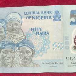 Nigeria 50 Naira Polymer Rare Note # B-2