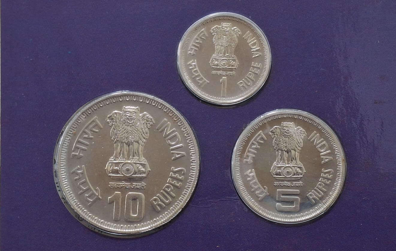 37TH Commonwealth Parliamentary Conference 1991 Bombay Mint Rare 3 Coins ( UNC Set)