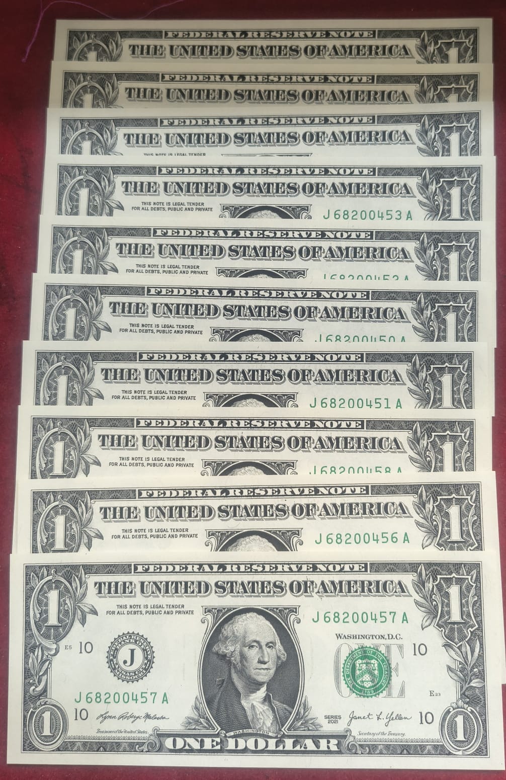 United States 1 Dollar gem unc condition Rare Note