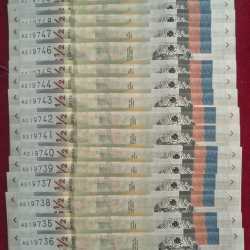 The Bahamas ½ Dollar Rare UNC Note