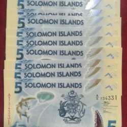 5 Dollars GEM UNC Polymer Rare Note