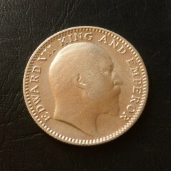 🔥🔥 Fully Silver Edward 1/2 ₹ Half ruppee 🎉🎉1910. Excellent Condition as Images Same and similar piece available