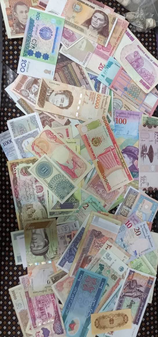 100 Different Countries Rare Bank Note Set Unc Condition