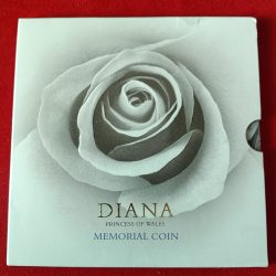 Rare Proof Coin Diana Princess Of Wales Memorial Coin 1999 Year 5 Pounds Issued by British Royal Mint