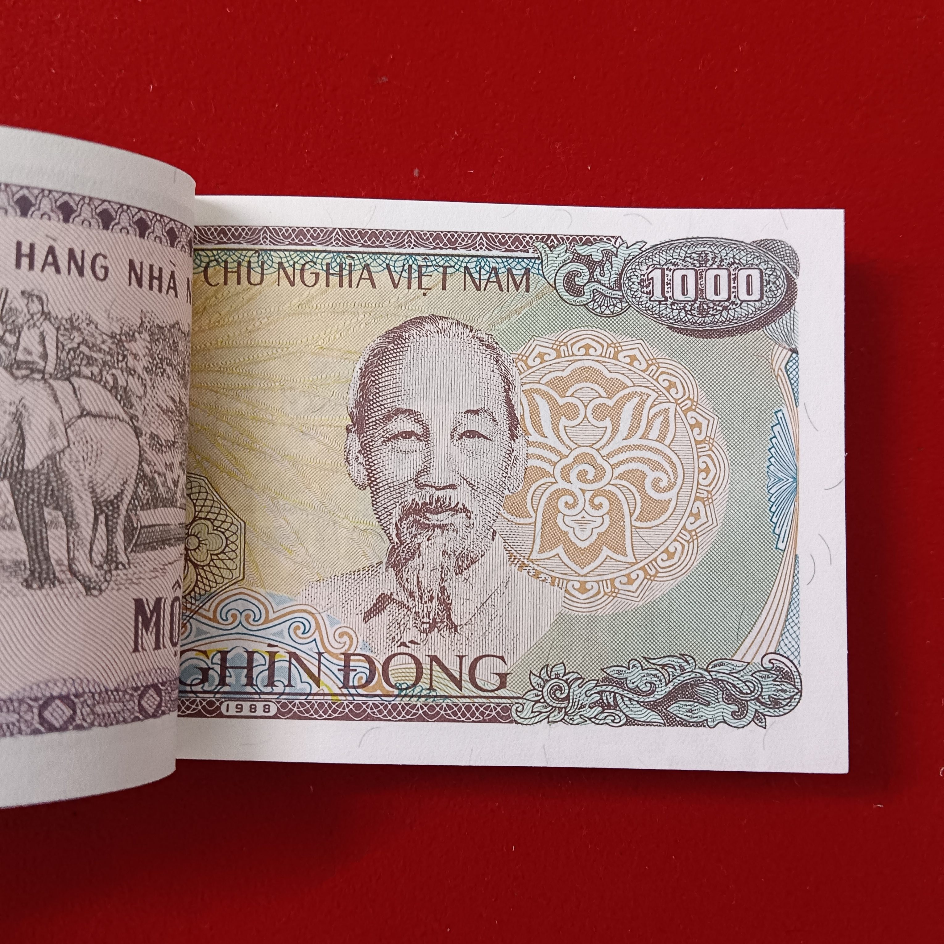 1000 DONG Full Bundle Rare Issue 1988 Year Republic Bank Of Vietnam