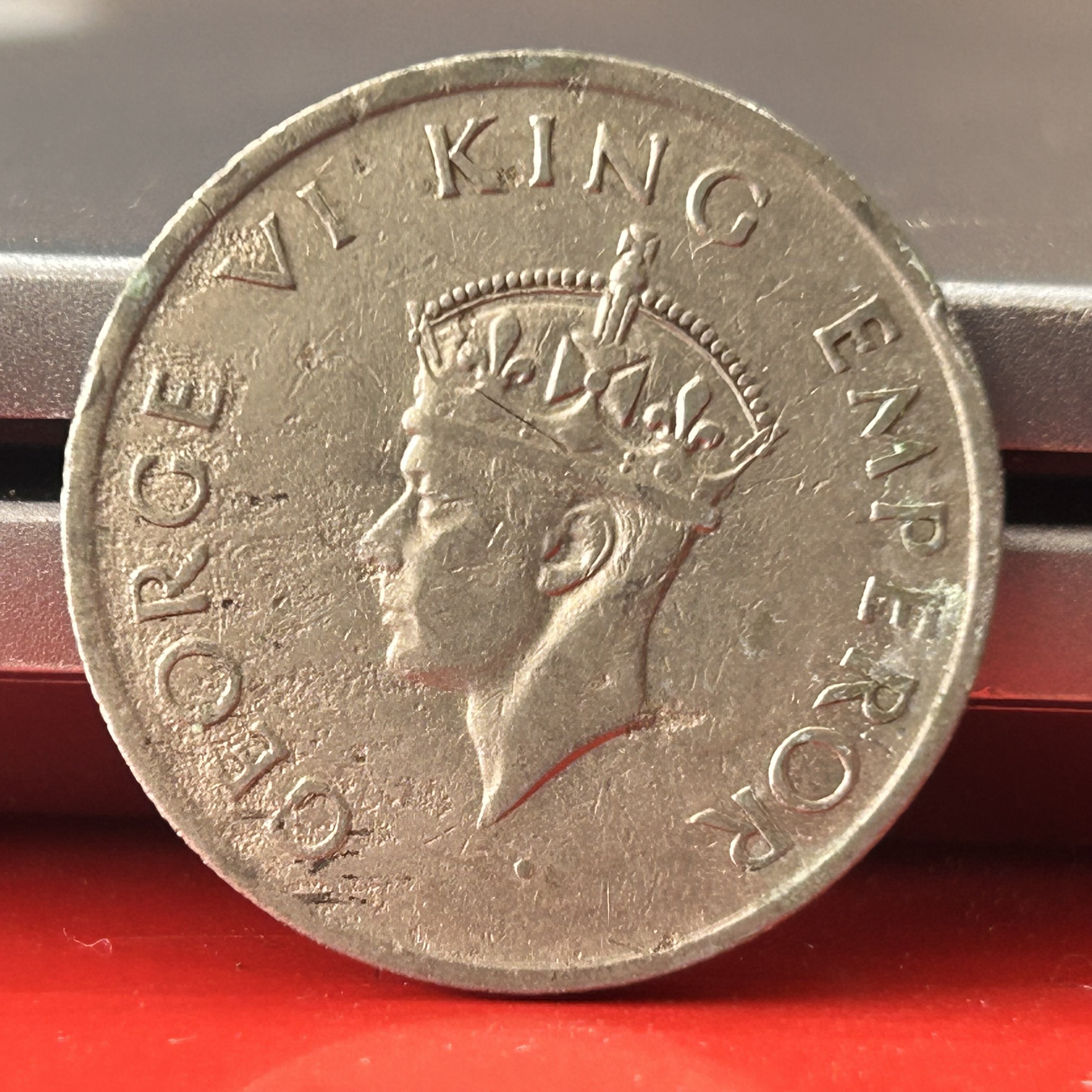 Half Rupee 1946 George Vi King Emperor British India Coinage Single Coin Randomly Given