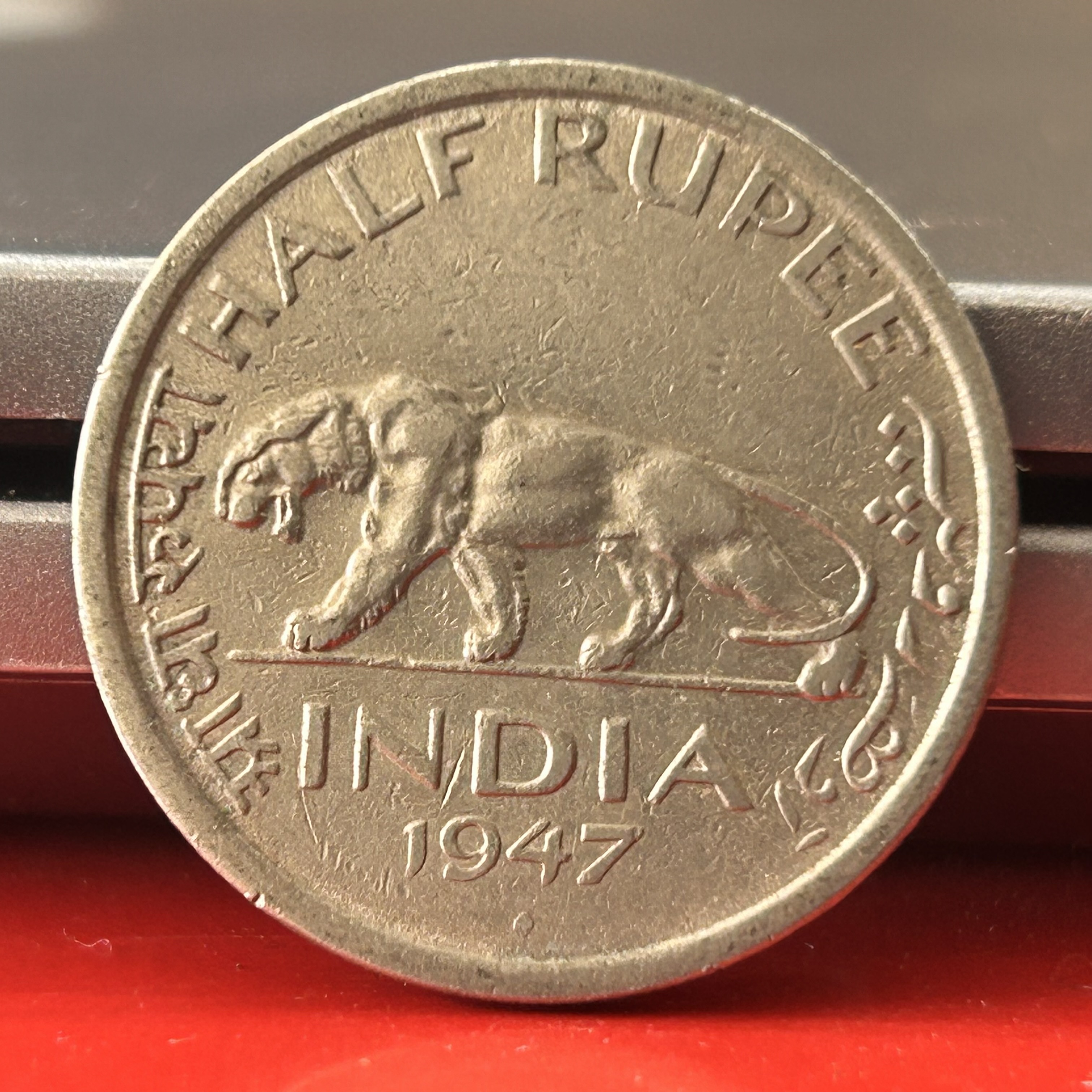 Half Rupee 1947 George Vi King Emperor British India Coinage Single Coin Randomly Given