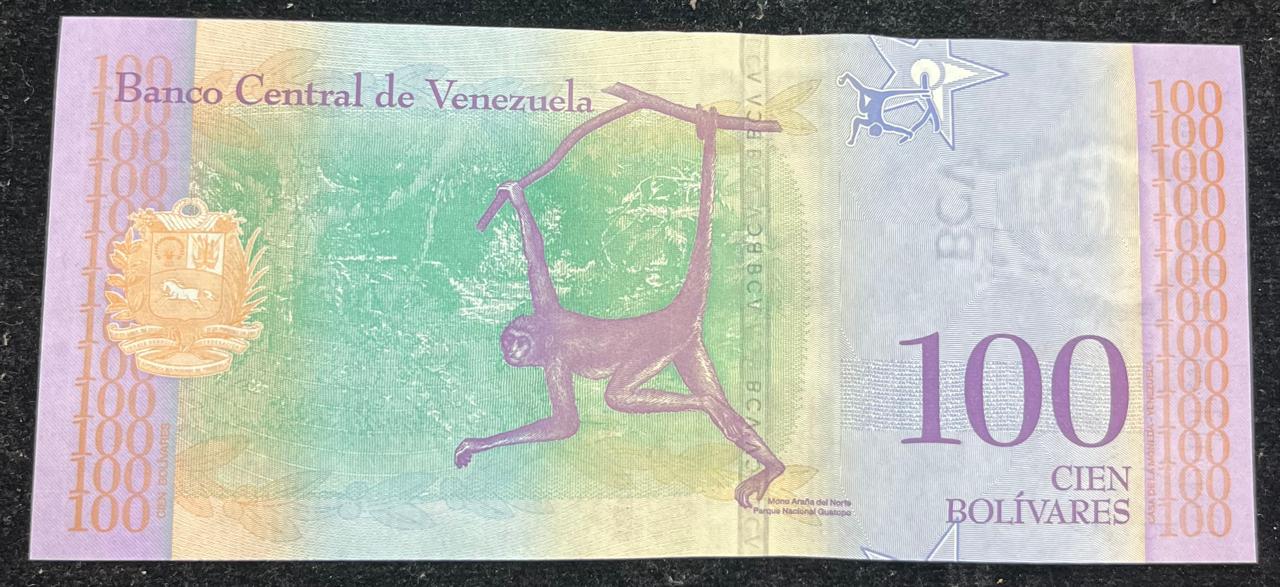 Venezuela 100 Bolívares GEM UNC Rare Note