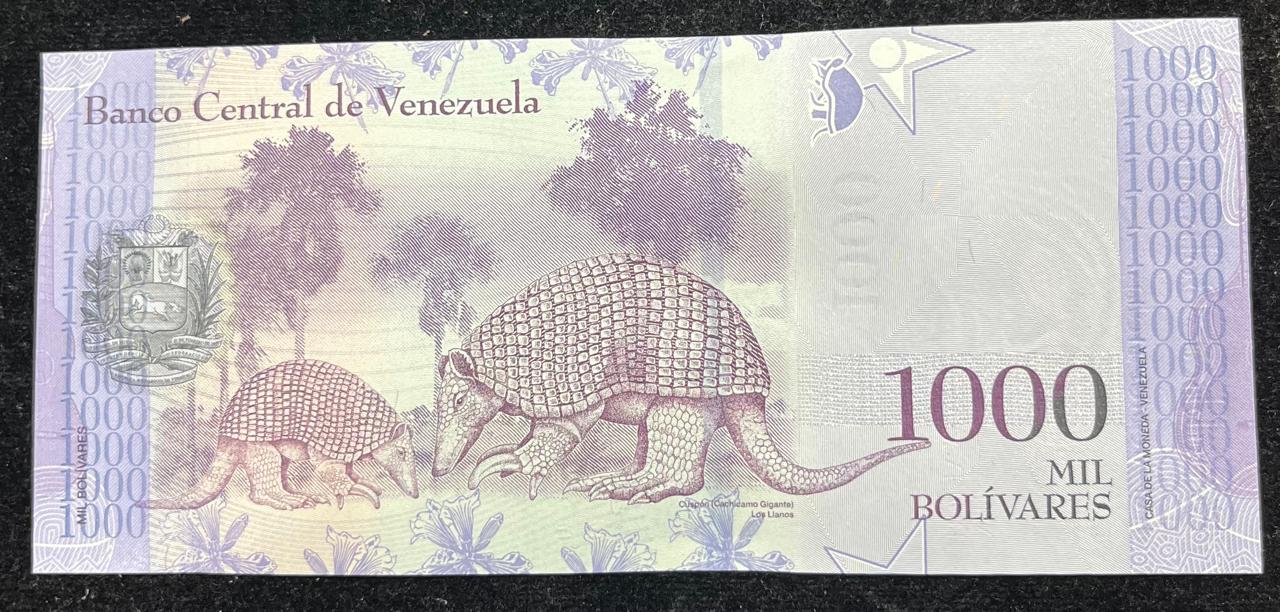 Venezuela 1000 Bolívares GEM UNC Rare Note