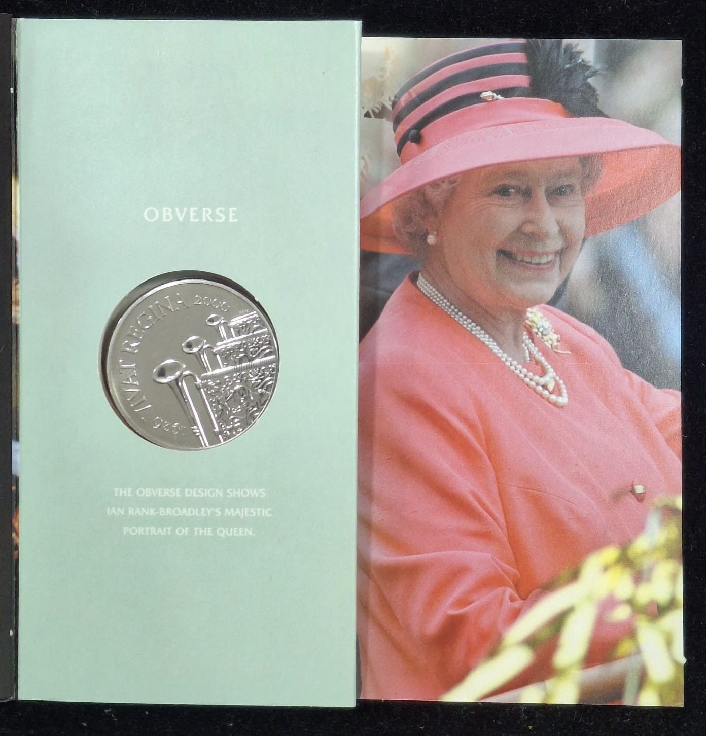 2006 Queen Elizabeth II's Eightieth Birthday Five Pound Crown Proof Set with Beautiful Folder