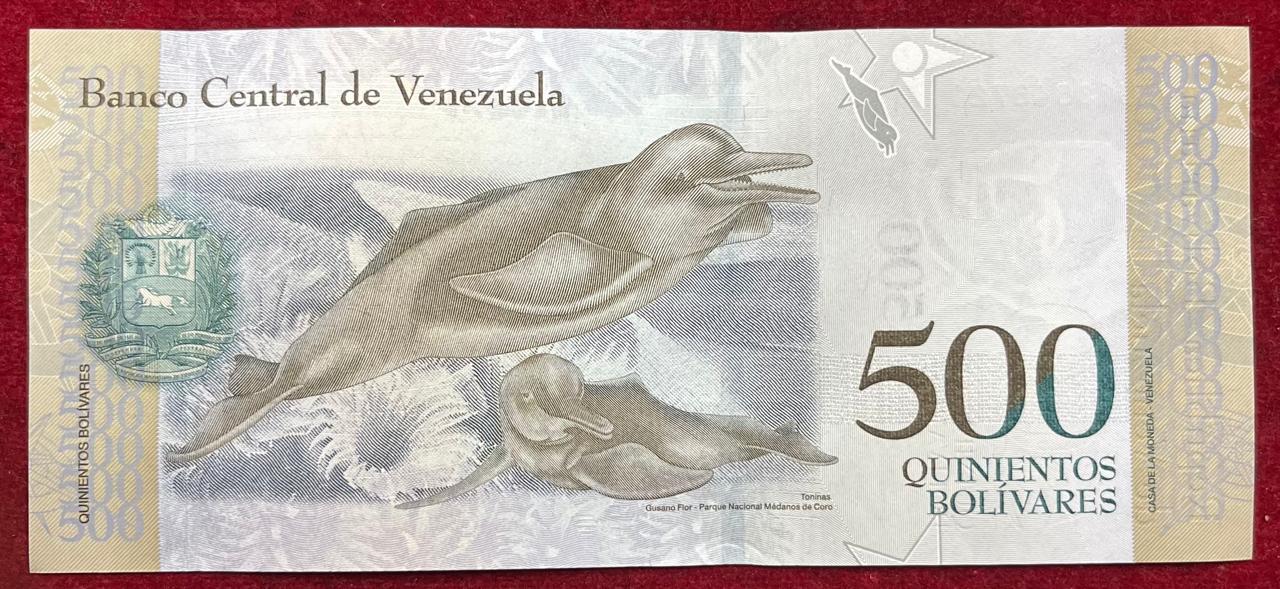 Venezuela 500 bolivares GEM UNC Rare Note