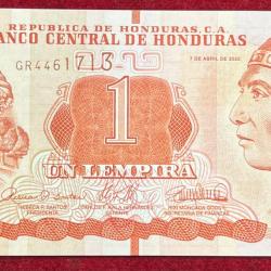 Honduras 1 UN Lempira GEM UNC Bank Note