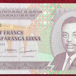 Burundi 100 Francs Large GEM UNC Rare Note