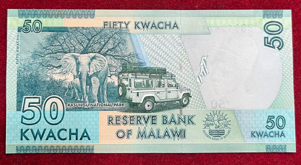 Malawi 50 Kwacha GEM UNC Bank Note