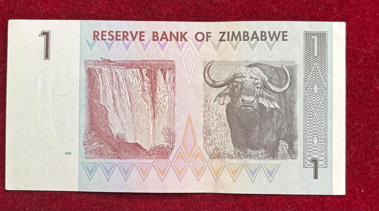 Zimbabwe 1 Dollar GEM UNC Bank Note