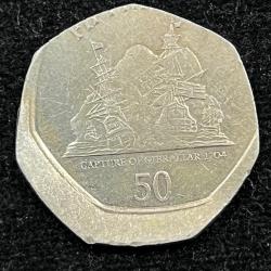 50 Pence - Elizabeth II Error Coin #Z-1355