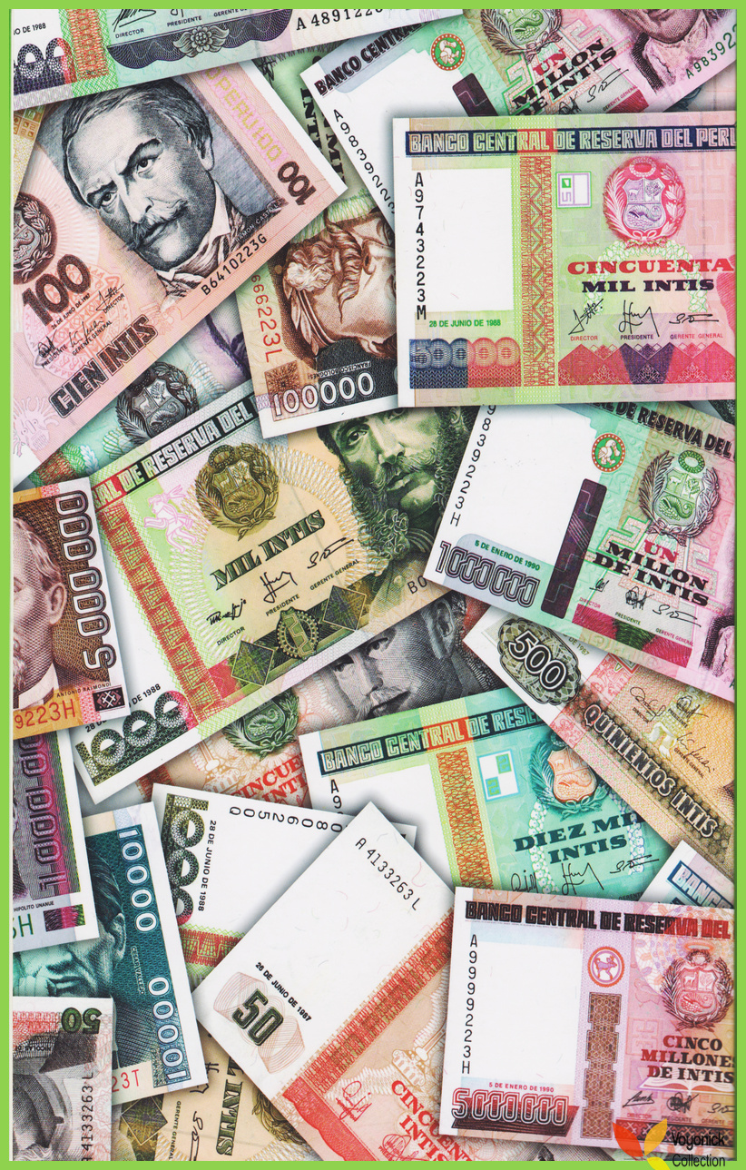 Peru 11 Diffrent Bank Note Old Issue GEM UNC Mint Folder Issue