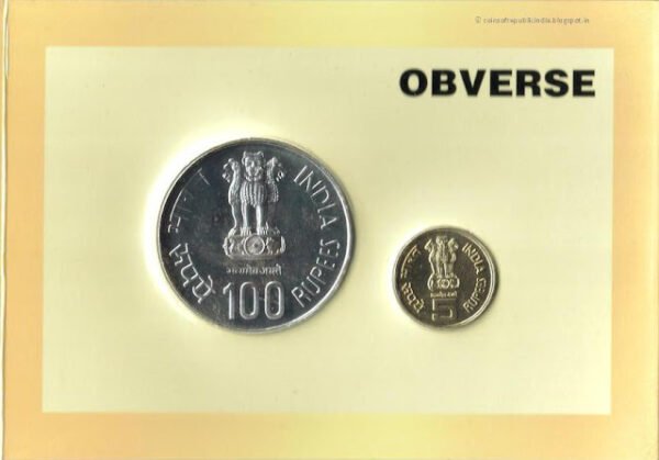 60 YEARS OF THE COMMONWEALTH - 2009 MUMBAI MINT RARE 2 COINS ((UNC SET))
