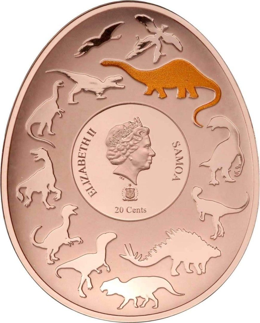 2022 Samoa – Dinosaurs in Asia Series –Mamenchisaurus Proof Coin Pack