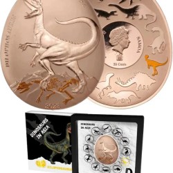 2023 Samoa - Dinosaurs in Asia Series - Dilophosaurus Proof Coin Pack