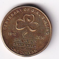 Australia Elizabeth 1 Dollar Commemorative Rare Coin # Z-1365