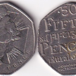Australia 50 Pence Elizabethan Commemorative ( 2 Coin Set) Rare Coin #Z-1367