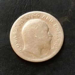British India 1/4 ₹ Year. 1908. Condition as imege Same and similar piece available
