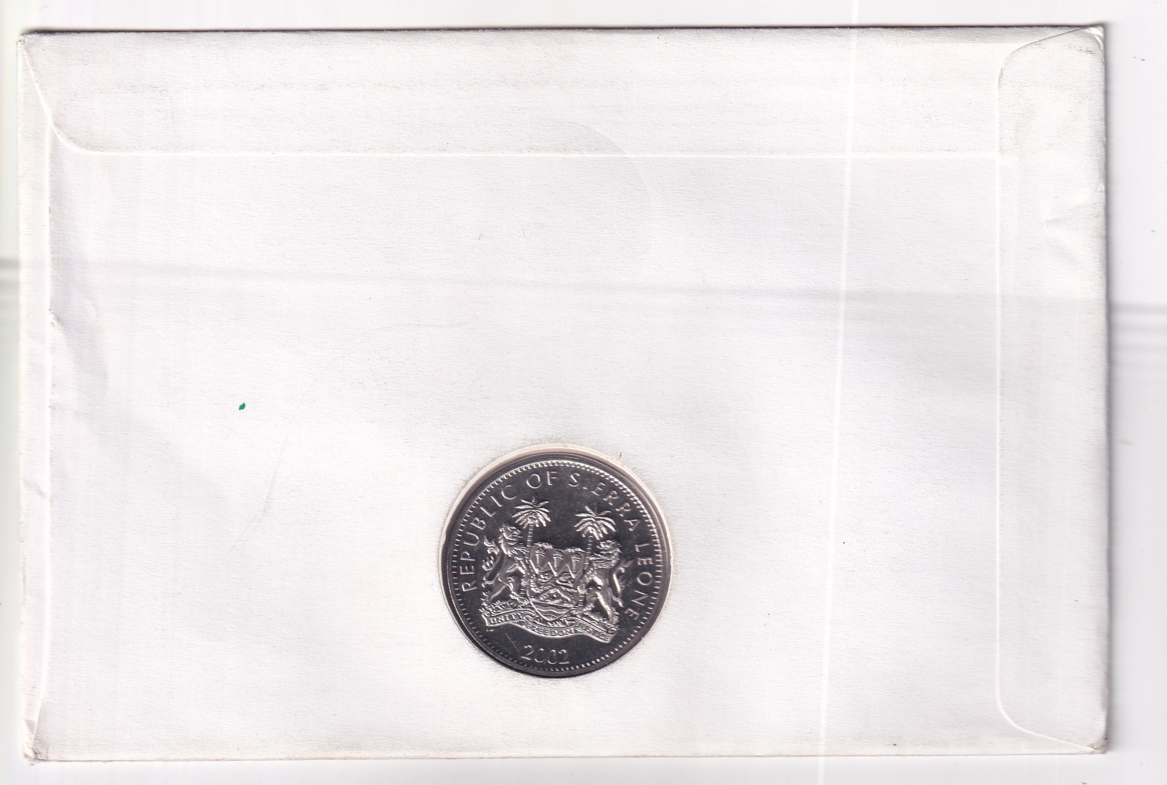 Sierra Leone 1 Dollar 2002 - HER Majesty the Queen Mother - Commemorative Coin First DAY Cover Mint Pack GEM UNC