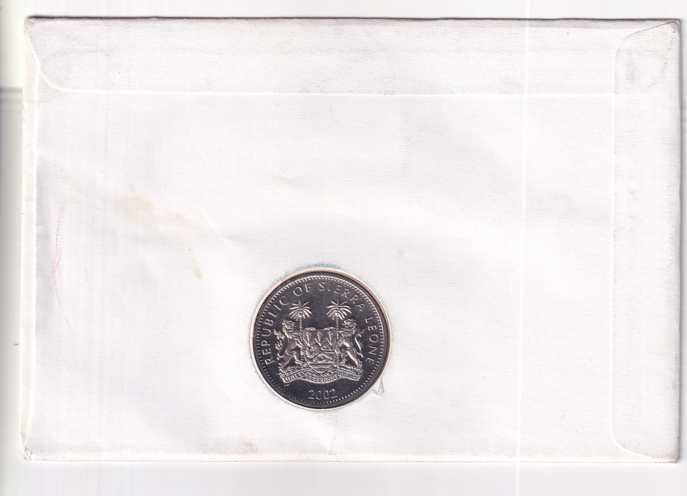Sierra Leone 1 Dollar 2002 - *Queen Elizabeth* the Queen Mother - Commemorative Coin First DAY Cover Mint Pack GEM UNC
