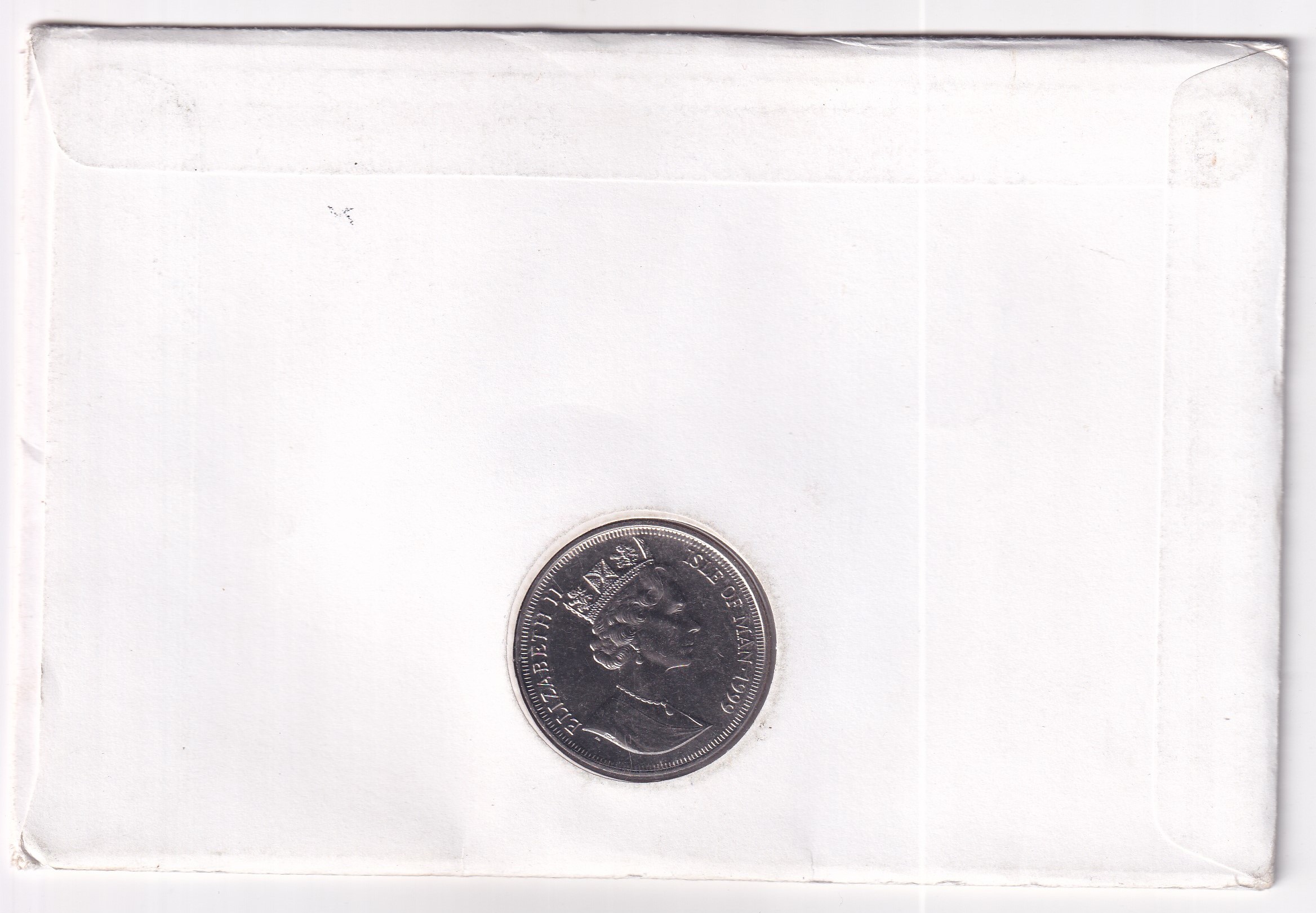 ISLE of MAN 1 Crown 1999 - *The LIFE and Times of the Queen Elizabeth* Commemorative Coin First DAY Cover Mint Pack GEM UNC
