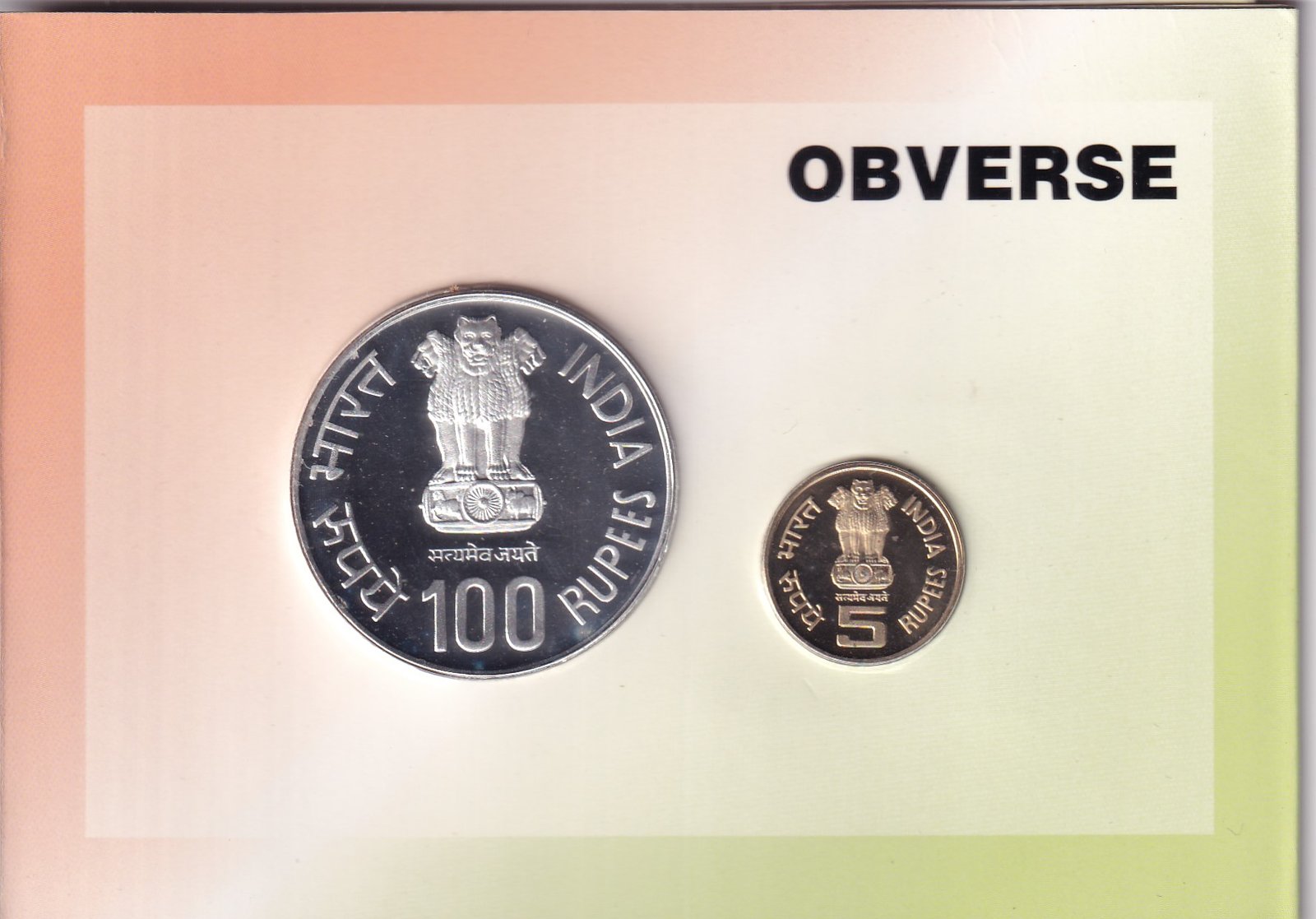 60 YEARS OF COMMONWEALTH -2009 MUMBAI MINT 2 COINS ((PROOF SET))