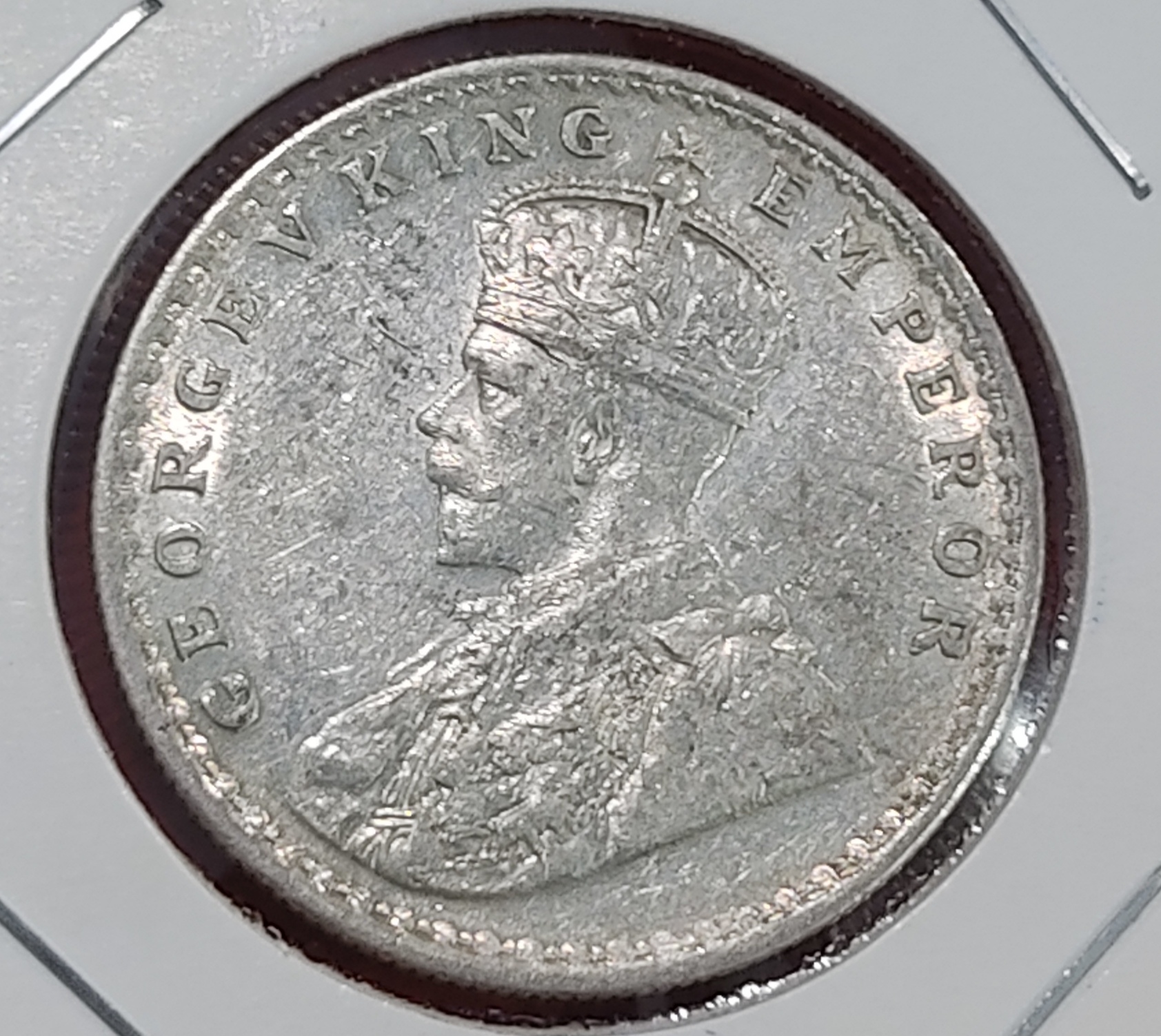 One Rupee George V 1911 Bombay Mint