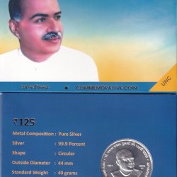 125TH BIRTH ANNIVERSARY OF DR. SYAMA PRASAD MOOKERJEE 1901-2026 HYDERABAD MINT  (( UNC SET))