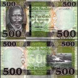 South Sudan 500 South Sudanese Pounds World Banknote 2019 P15d UNC Unique and Rare