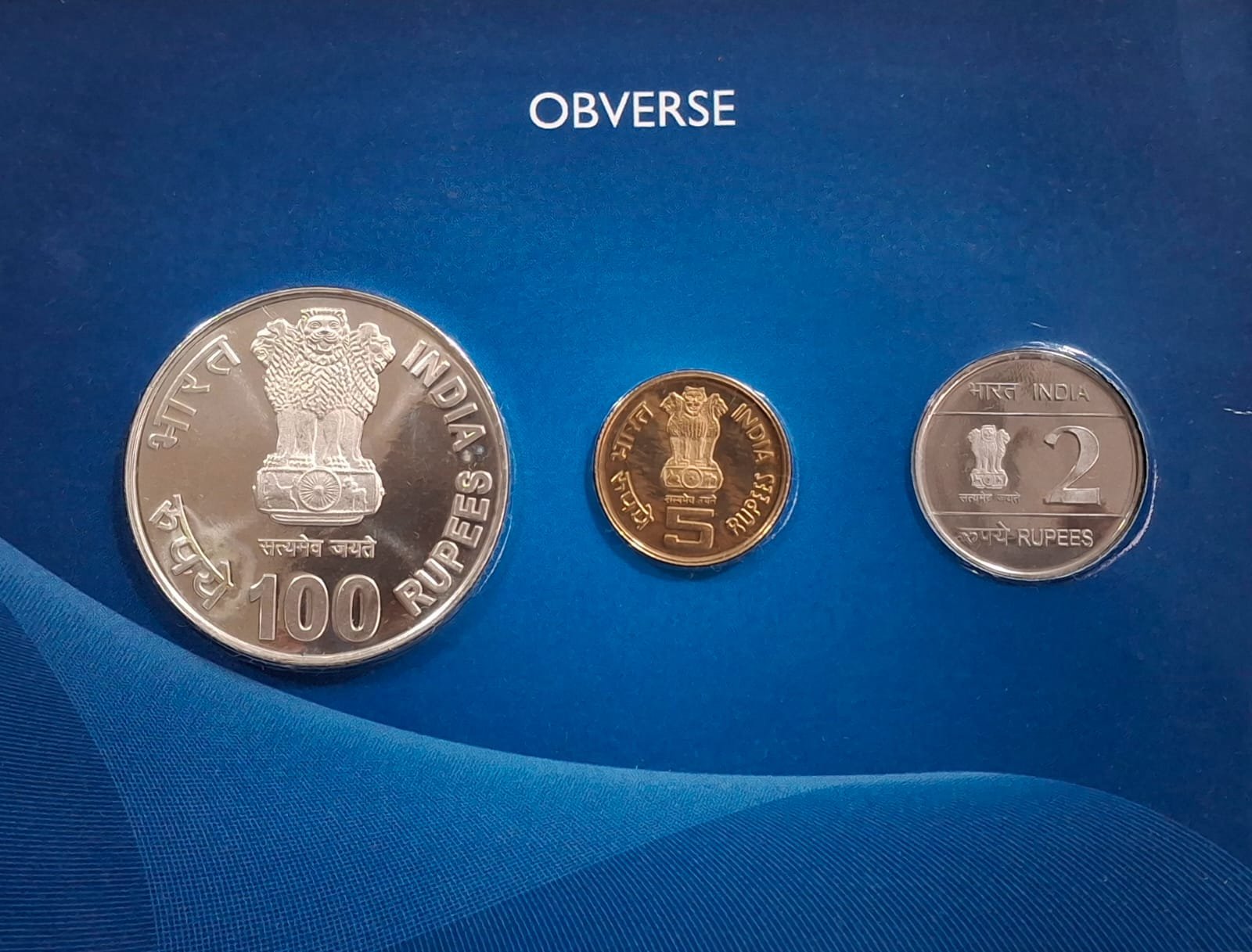 XIX COMMONWEATH GAMES DELHI - 2010 KOLKATA MINT RARE 3 COINS ((UNC SET))
