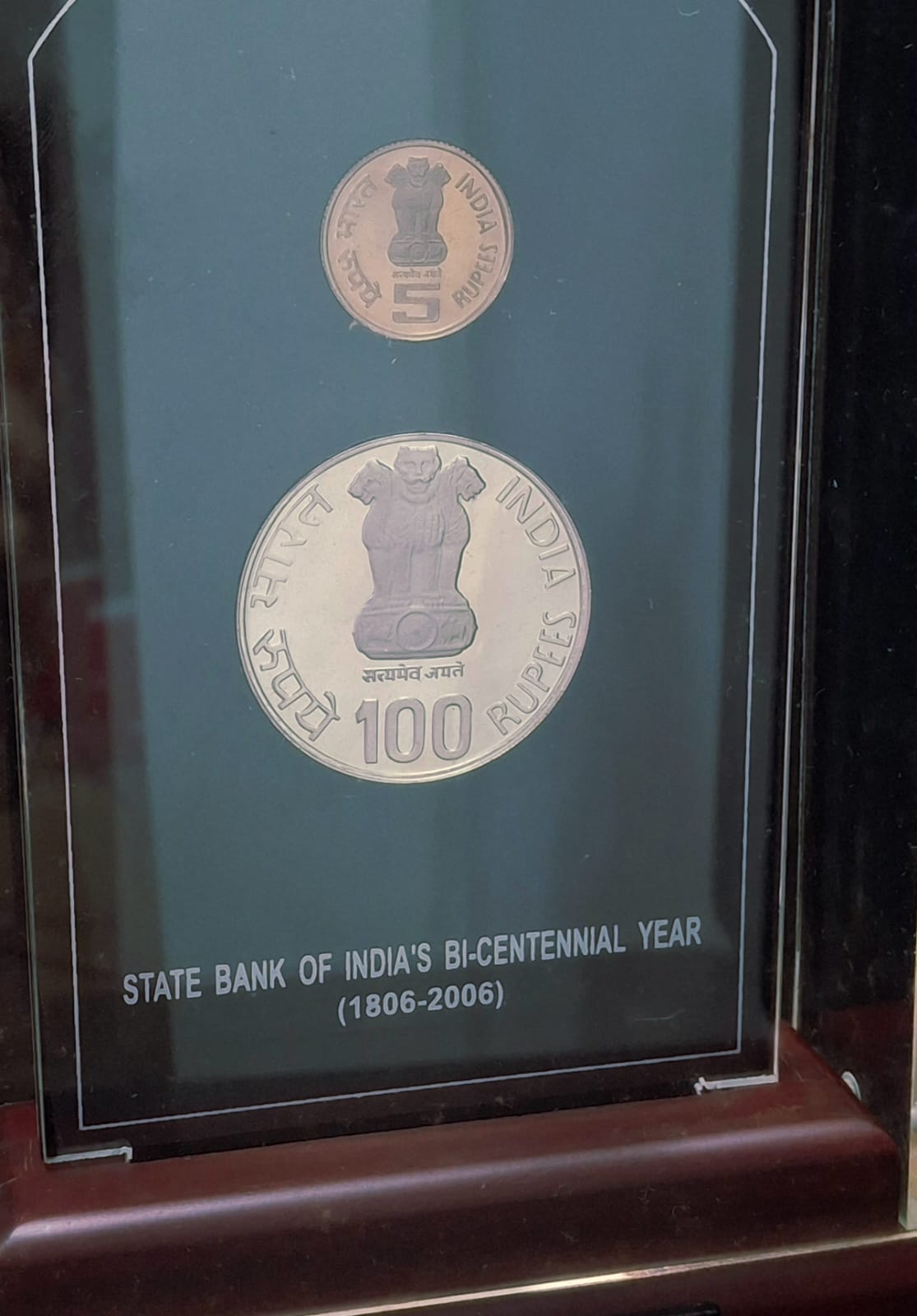 State Bank of India's BI-Centennial Year 2006 (2 PCS Coin ) V. I .P Set Extremely Rare
