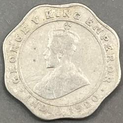 India - British 4 Annas - George V Calculate Mint Rare Coin Rare Coin #Z-1362