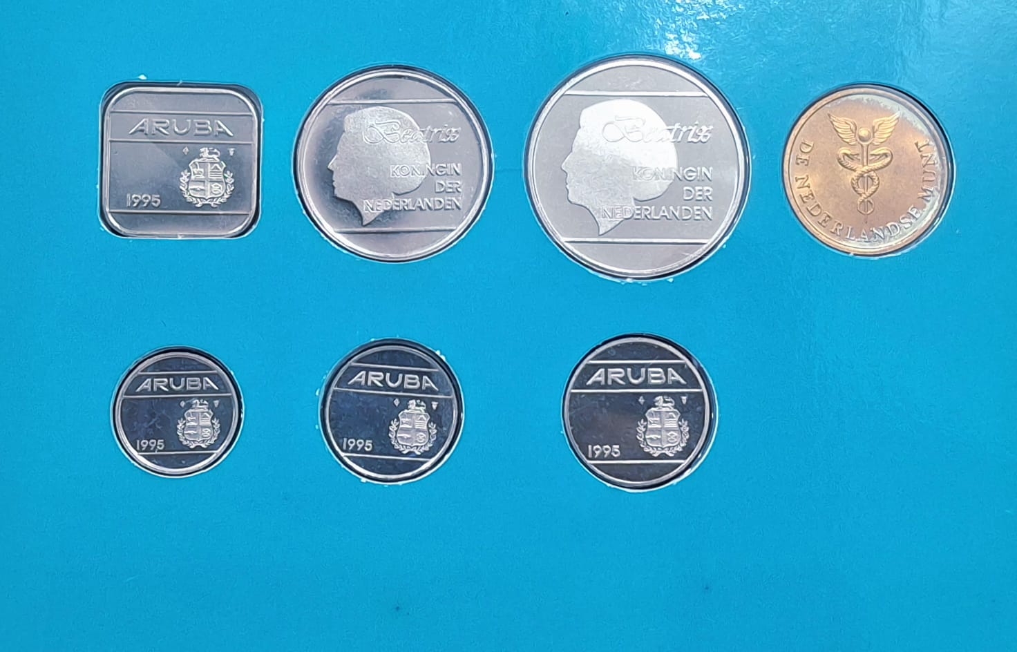 Muntset ARBU 1995 - FLER DE Coin the Dutch Mint Rare (7 Coins) Set