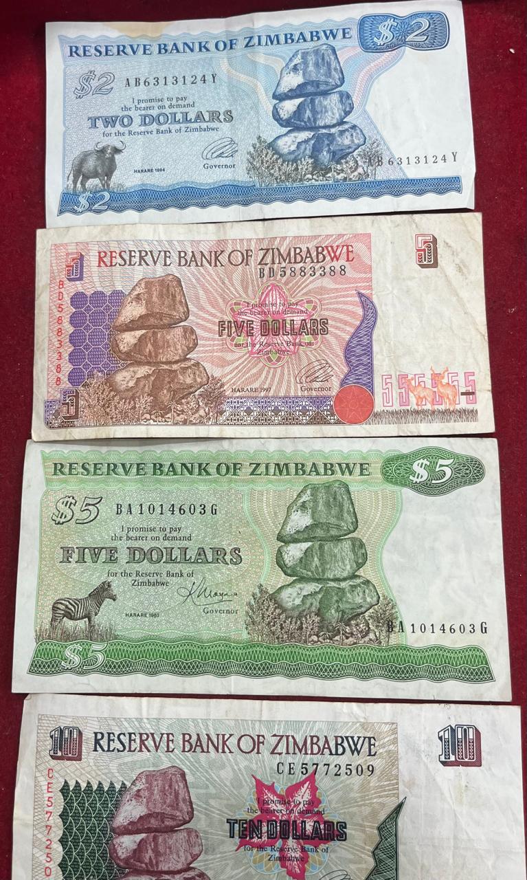 Zimbabwe ( 10 Different ) Big Size Denomination Rare ( 10 PCE Set) Lowest Price # SKU-101