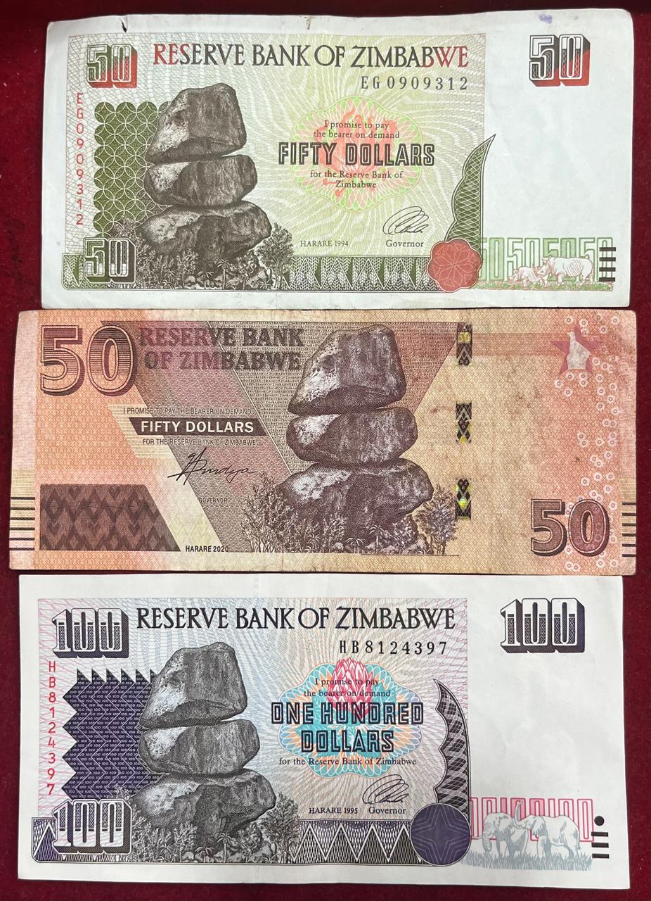 Zimbabwe ( 10 Different ) Big Size Denomination Rare ( 10 PCE Set) Lowest Price # SKU-101