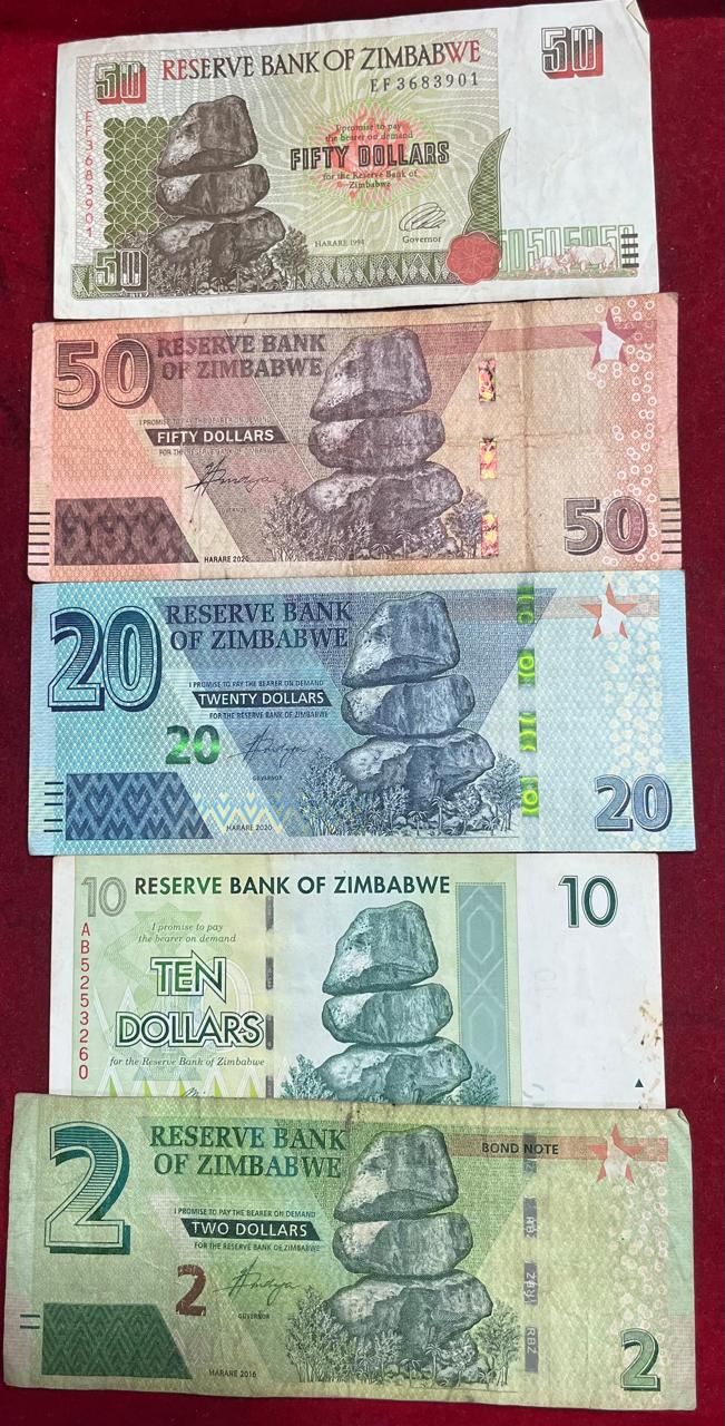 Zimbabwe ( 26 Differnt ) Big Size Denomination Rare ( 26 PCS Set ) Lowest Price # SKU-102